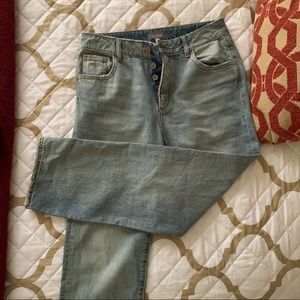 High Rise Straight Leg Jeans